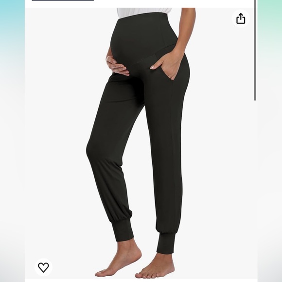Pants - Maternity stretchy knit joggers